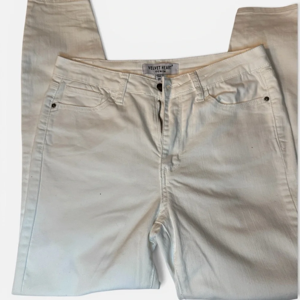 Velvet Heart white Denim Pants